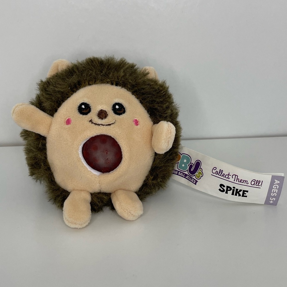 2 PBJ's Spike the Hedgehog and Lily the Frog Plush Ball Jellies - Picture 2 of 8